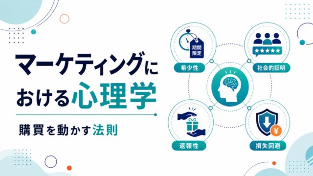 マーケティングにおける心理学|購買を動かす法則