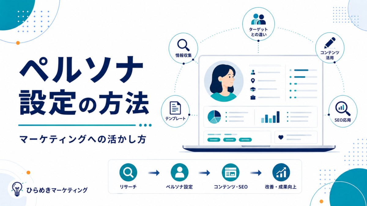 ペルソナ設定の方法 マーケティングへの活かし方