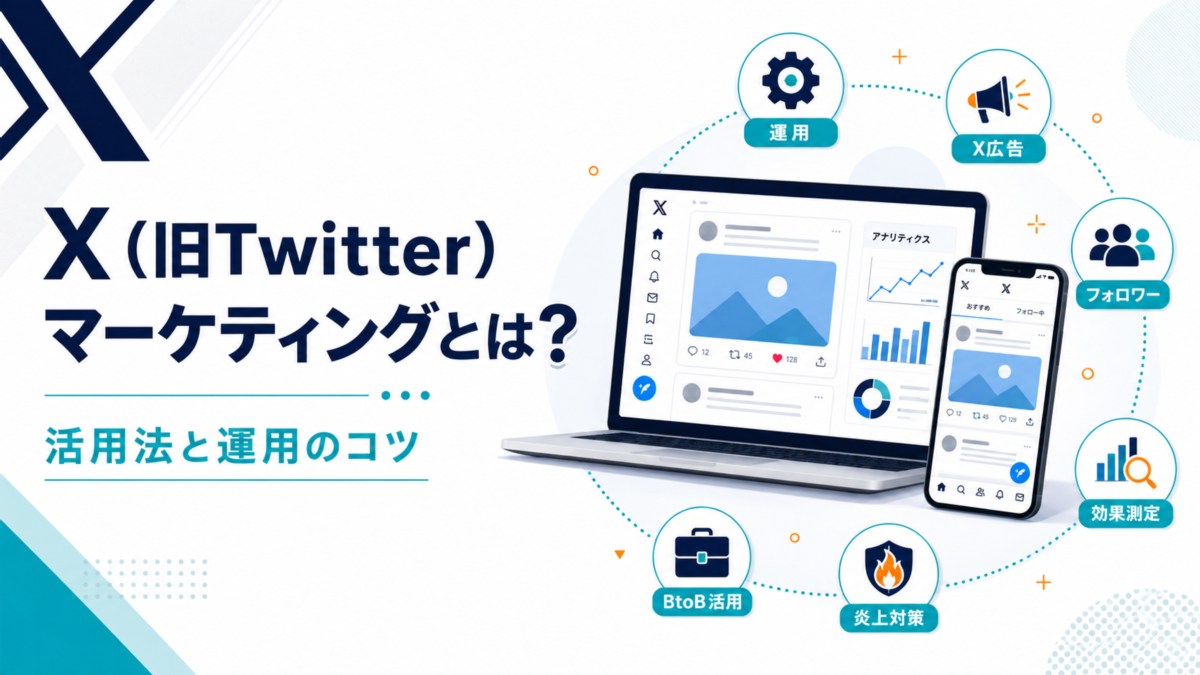 X（旧Twitter）マーケティングとは 活用法と運用のコツ